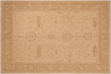 handmade Traditional Kafkaz Chobi Ziegler Tan Green Hand Knotted RECTANGLE 100% WOOL area rug 10 x 14